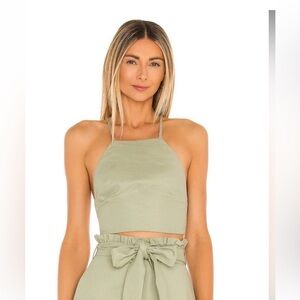 REVOLVE Natalie top. Size M. Color sage green